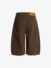 Deconstructed Casual Scimitar Denim Jorts