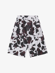Retro Cow Camouflage Work Shorts