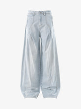 Pleated Panelled Scimitar Jeans