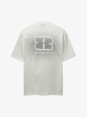 Patch Embroidery Spray Painting Gradient T-shirt