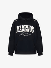 Street Letter Embroidery Simple Loose Hoodie