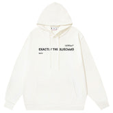 Off White Cotton Hoodies