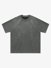 Functional Deconstructed Split Short-sleeved T-shirt - 2437