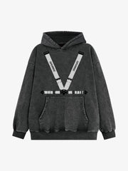 Racing Seat Belt Pattern Design Hoodie