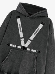 Racing Seat Belt Pattern Design Hoodie