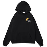 RHUDE Letter sunset print Hoodie