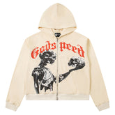 Godspeed Mankind vs Ai Zip Up Hoodies