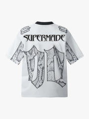Jersey Style Snake Print T-Shirt - 2418