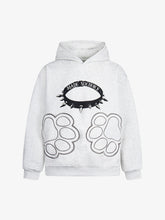 Retro Cat Collar Pocket Hoodie