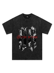 Original Photograph Letter Oversized Graphic T-Shirt
