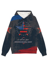 Vintage American Flag Memorial Element Hoodie