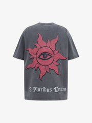 High Street Rose Urban Print T-shirt