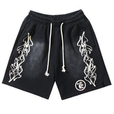 Hellstar Graffiti Washed Shorts