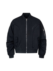 Retro Deconstructed Bomber Jacket