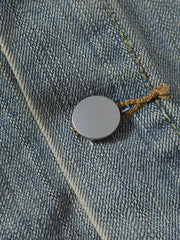 Retro Washed Totem Denim Jacket