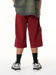 Welt-Embellished Cargo Jorts - 2408