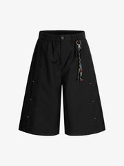 Deconstructed Drop-effect Casual Jort