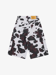 Retro Cow Camouflage Work Shorts