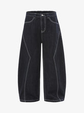 Vintage Topstitched Scimitar Jeans