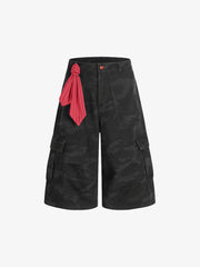 Vintage Camouflage Denim Jorts