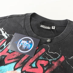 HELLSTAR SATAN Pattern T-Shirt