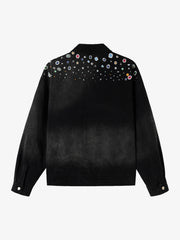 Spray-dyed Gradient Multi-layered Print Jacket