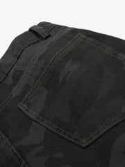 Vintage Camouflage Denim Jorts