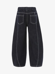 Vintage Topstitched Scimitar Jeans