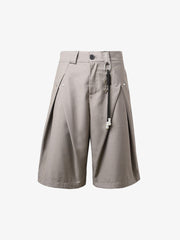 Vintage Deconstructed Pleated Shorts