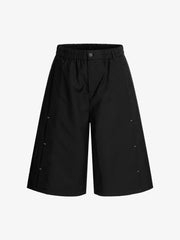 Deconstructed Drop-effect Casual Jort