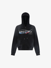 Wasteland Dirty Dyed Cardigan Hoodie