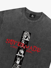 Mary Vintage-Inspired Graphic Design T-Shirt