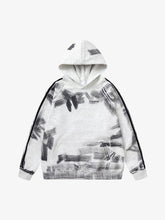 Thesupermade Dirty Brush Painted Graffiti Hoodie