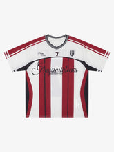 Stylish Striped Sports Jersey T-Shirt