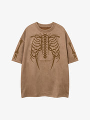 Skeleton Graphic Oversized T-Shirt