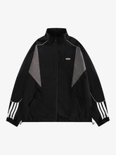 Thesupermade Contrast color patchwork Track Jacket