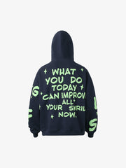 Thesupermade Foam Letter Hoodie
