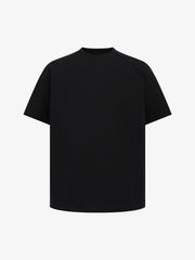 Retro Motorcycle Pleated Patch T-shirt