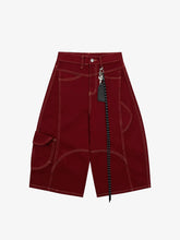 Welt-Embellished Cargo Jorts - 2408