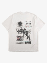 Retro Washed Printed T-shirt