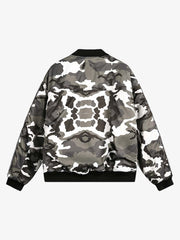 Thesupermade Camouflage Patch Bomber Jacket