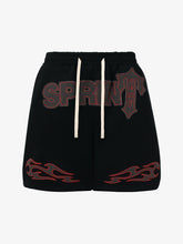 Street Graphic Drawstring Shorts