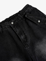 Street Stripe Paneled Work Jeans