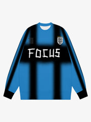 Thesupermade Color Contrast Print Long Sleeve Jersey T-shirt - 2307