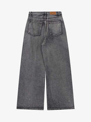 Thesupermade Graffiti Distressed Washed Baggy Jeans - 1886