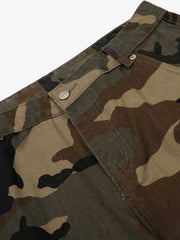 Camouflage Multi-Pocket Cargo Jorts