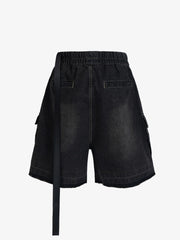 Street RO Washed Denim Cargo Jort