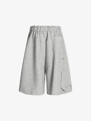 Side Pockets Drawstring Waist Casual Jorts