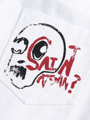 Graffiti Art Denim Shorts