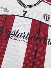 Stylish Striped Sports Jersey T-Shirt